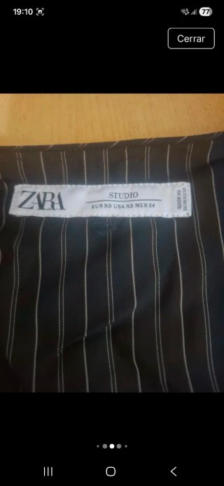 Vestido Zara Rayas Largo