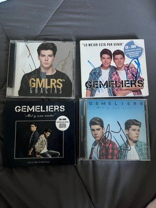Lote discos gemeliers firmados