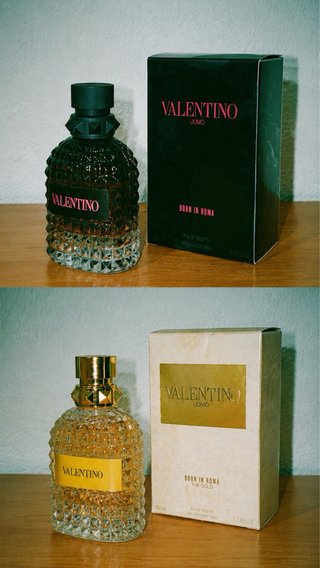Pack 2 Perfumes Valentino 100ml Negro y Dorado