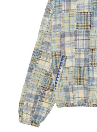 Chaqueta Zara x Bad Bunny Patchwork Azul