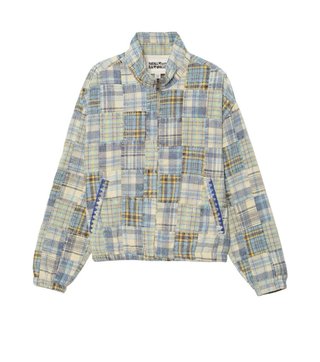 Chaqueta Zara x Bad Bunny Patchwork Azul