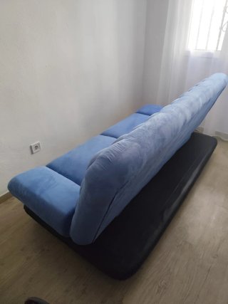 Sofá cama click clack azul