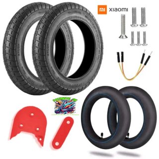 Pack Ruedas 10x2 Patinete Xiaomi Color Negro