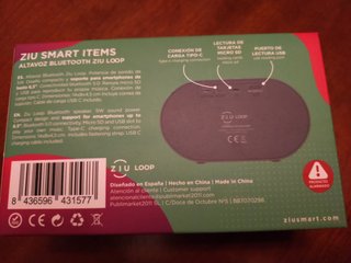 Altavoz Bluetooth Ziu Negro