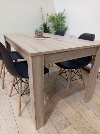 MESA FIJA + 4 SILLAS