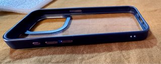 Funda iPhone 15 Pro Azul Transparente