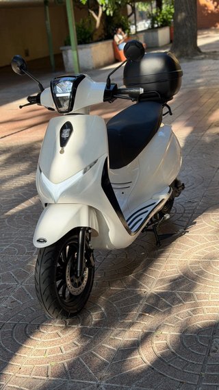 Moto MITT ALFHA 50 Blanca Automática