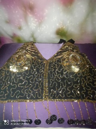 Top Danza Oriental con Monedas