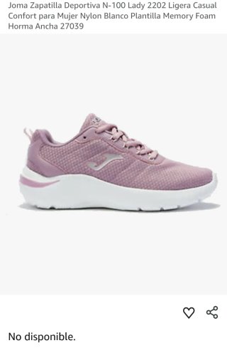 Zapatillas Joma Mujer Rosa