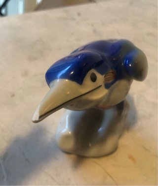 Tre statuette uccelli vintage