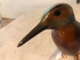Tre statuette uccelli vintage
