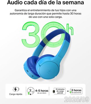 BELKIN Auriculares Inalambricos SoundFormMini Azul