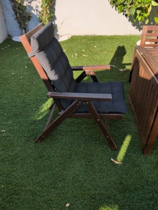 Conjunto Jardín IKEA APPLARO Madera