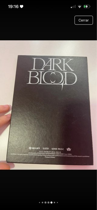 Enhypen Dark Blood Album (lee la descripción)