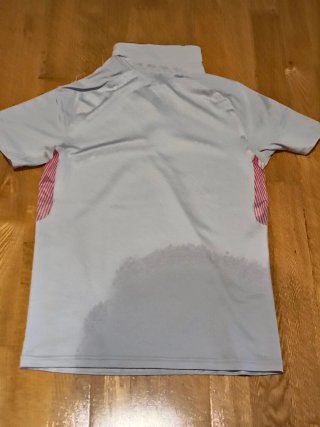Polo Nike Federer Gris y Rojo