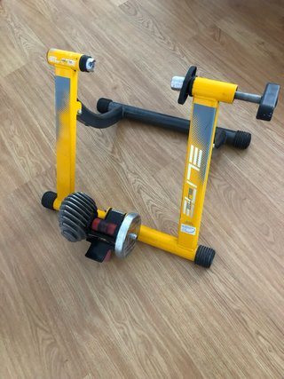 Rodillo Entrenamiento Bicicleta Elite Amarillo