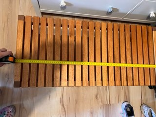 Banco de madera Ikea 2 niveles