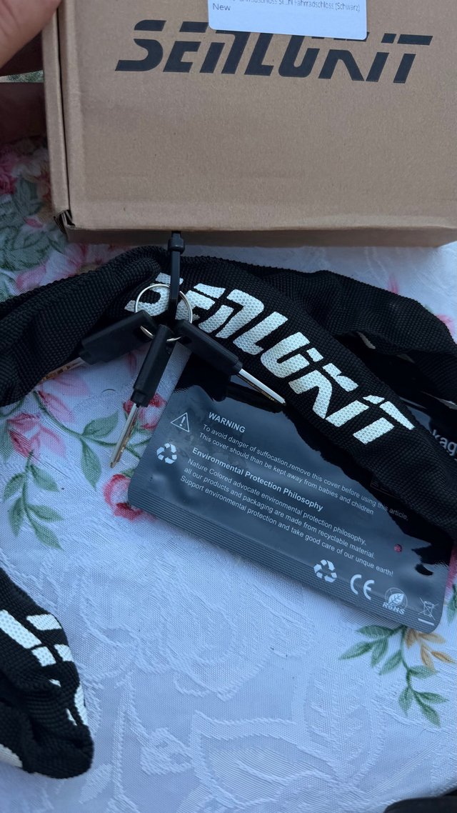 Candado Cadena Bicicleta SenluKit Negro