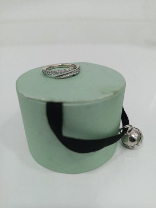 Anillo Pandora Ajustable Plata Circonitas Talla 54