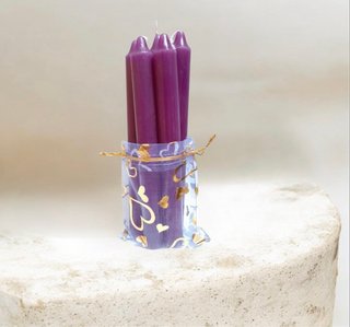 5 Velas Violeta