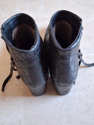 Zapatos de piel mujer negros