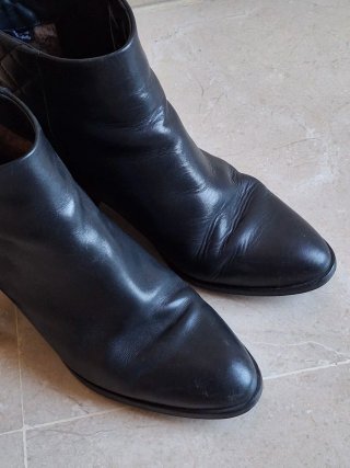 Zapatos de piel mujer negros