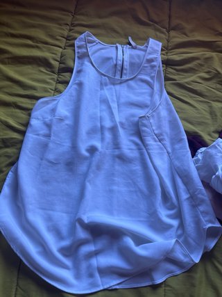 Blusa  tirantes con cremallera