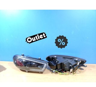 FE FAROS XENON PARA VOLKSWAGEN VW SCIROCCO 08-14 LED NEGROS