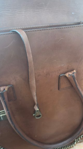 Bolso maletín El Caballo piel marrón
