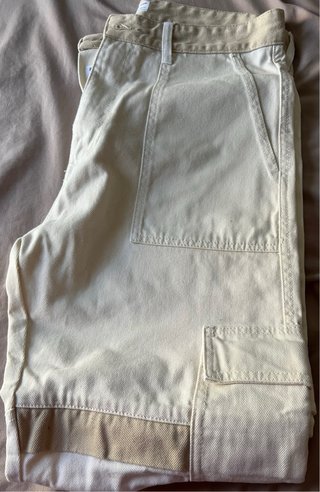 Pantalones vaqueros Bershka hombre beige/marrón
