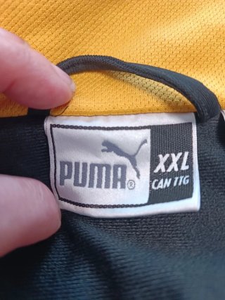 Chaqueta Puma King Vintage Negra y Dorada