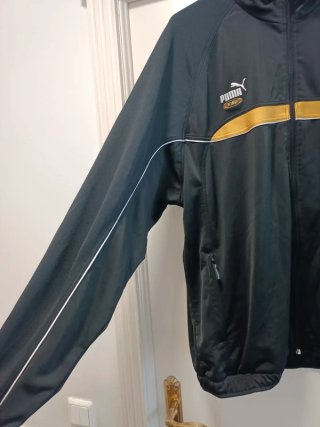 Chaqueta Puma King Vintage Negra y Dorada