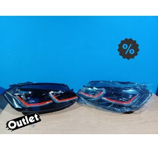 FE FAROS VOLKSWAGEN VW GOLF 7.5 17-19 FULL LED DINAMICOS LOO