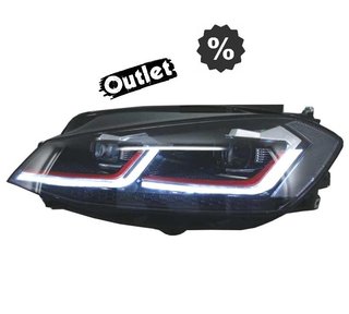 FE FAROS VOLKSWAGEN VW GOLF 7.5 17-19 FULL LED DINAMICOS LOO