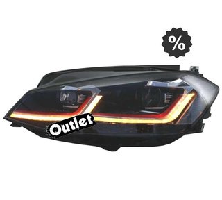 FE FAROS VOLKSWAGEN VW GOLF 7.5 17-19 FULL LED DINAMICOS LOO