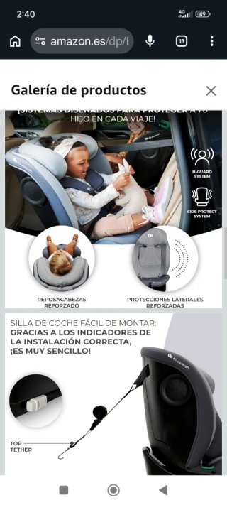 Seggiolino auto Kinderkraft I-GROW Grigio