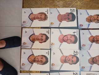 26 Postales Oficiales Real Madrid Jugadores