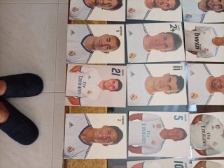 26 Postales Oficiales Real Madrid Jugadores