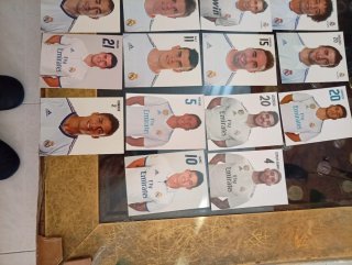 26 Postales Oficiales Real Madrid Jugadores
