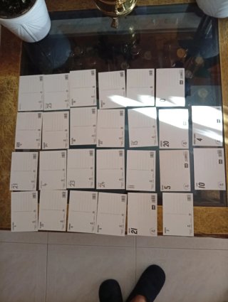 26 Postales Oficiales Real Madrid Jugadores
