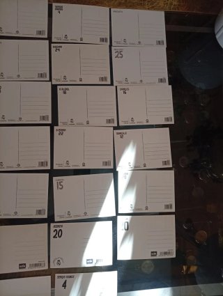 26 Postales Oficiales Real Madrid Jugadores