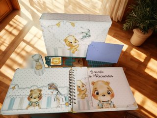 Kit Álbum Recuerdos Bebé Personalizado