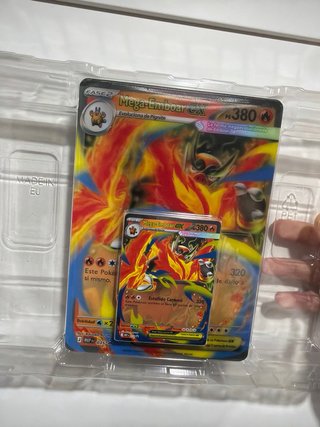Lote Carta Pokémon Mega Emboar EX + Carta Jumbo