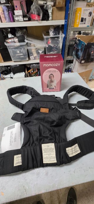 Mochila Portabebés Momcozy Ergonómica Negra