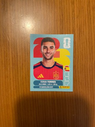Cromo Ferran Torres mundial 2026.
