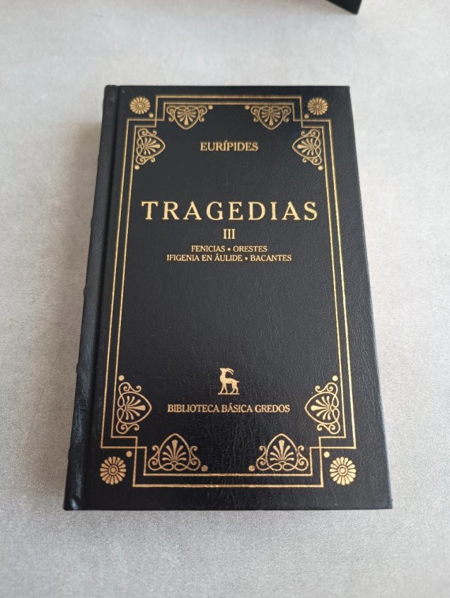 EURÍPIDES. TRAGEDIAS. Biblioteca básica Gredos