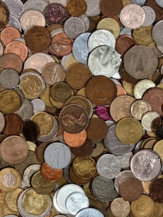 4 Kilos de Monedas Variadas