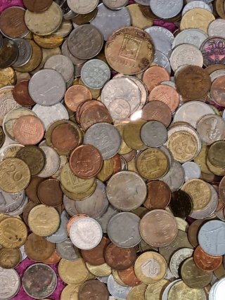 4 Kilos de Monedas Variadas