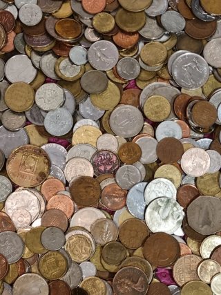 4 Kilos de Monedas Variadas
