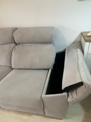 Sofá cama 3 plazas con arcón